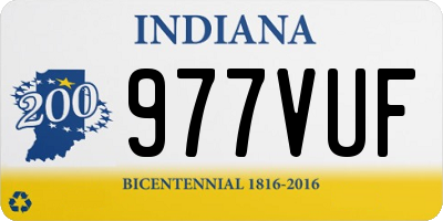 IN license plate 977VUF