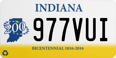IN license plate 977VUI