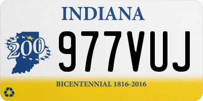 IN license plate 977VUJ