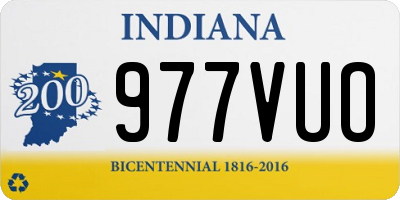 IN license plate 977VUO