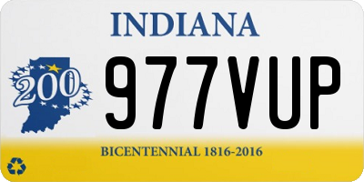 IN license plate 977VUP