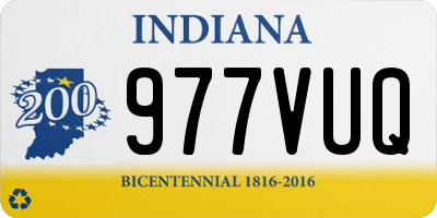 IN license plate 977VUQ