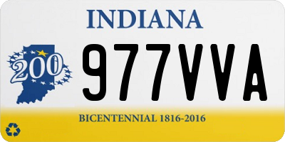 IN license plate 977VVA