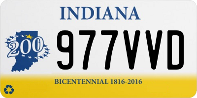 IN license plate 977VVD