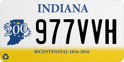 IN license plate 977VVH