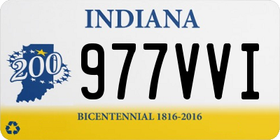 IN license plate 977VVI