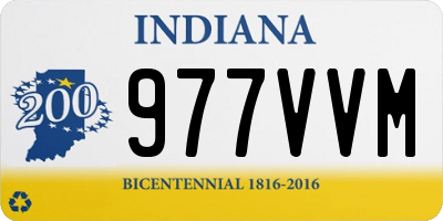IN license plate 977VVM