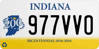 IN license plate 977VVO