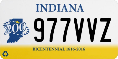 IN license plate 977VVZ