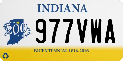 IN license plate 977VWA