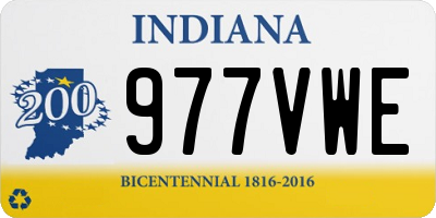 IN license plate 977VWE