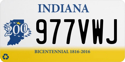 IN license plate 977VWJ