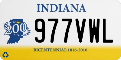 IN license plate 977VWL