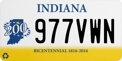 IN license plate 977VWN