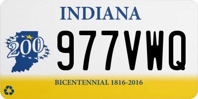 IN license plate 977VWQ