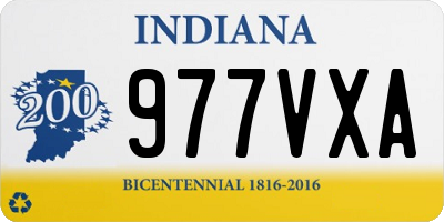 IN license plate 977VXA