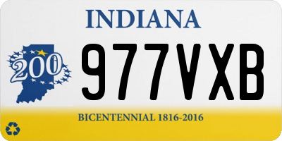 IN license plate 977VXB