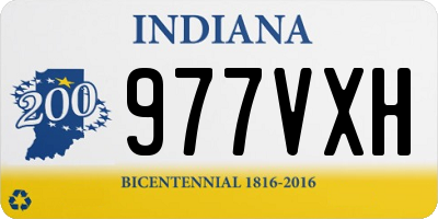 IN license plate 977VXH