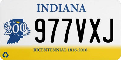 IN license plate 977VXJ