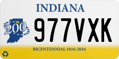 IN license plate 977VXK