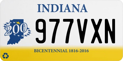 IN license plate 977VXN