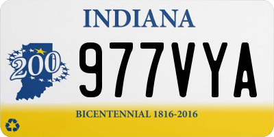 IN license plate 977VYA