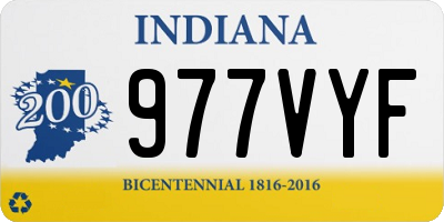 IN license plate 977VYF