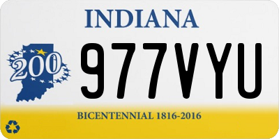 IN license plate 977VYU
