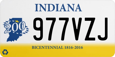 IN license plate 977VZJ