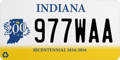 IN license plate 977WAA