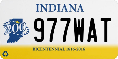IN license plate 977WAT