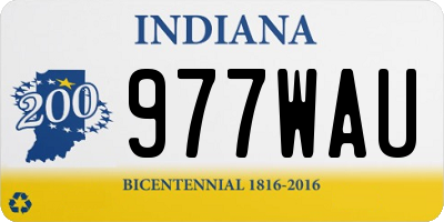 IN license plate 977WAU