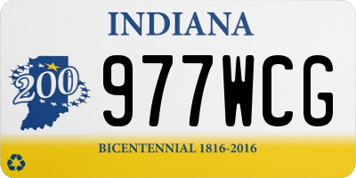 IN license plate 977WCG