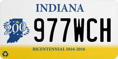 IN license plate 977WCH