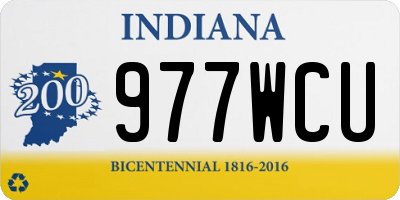 IN license plate 977WCU