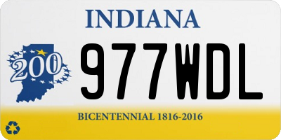 IN license plate 977WDL
