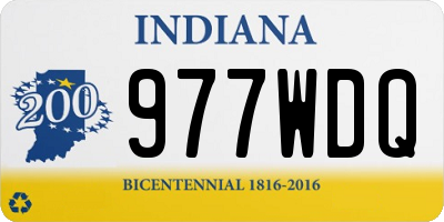 IN license plate 977WDQ