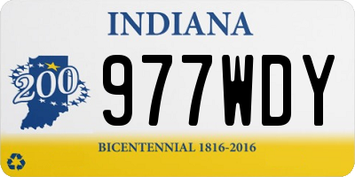 IN license plate 977WDY