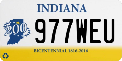 IN license plate 977WEU