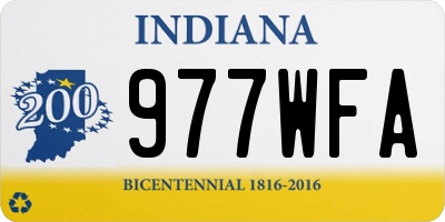 IN license plate 977WFA