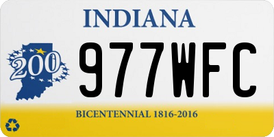 IN license plate 977WFC