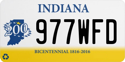 IN license plate 977WFD
