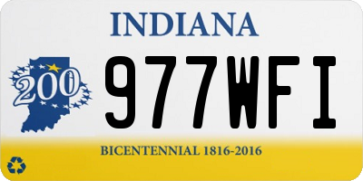 IN license plate 977WFI