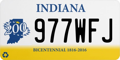 IN license plate 977WFJ