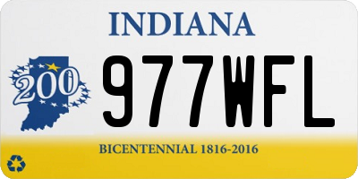 IN license plate 977WFL