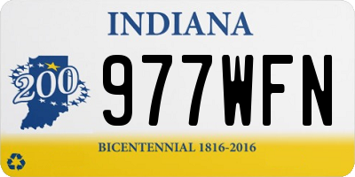 IN license plate 977WFN