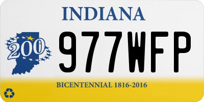 IN license plate 977WFP
