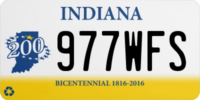 IN license plate 977WFS