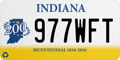 IN license plate 977WFT