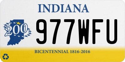 IN license plate 977WFU